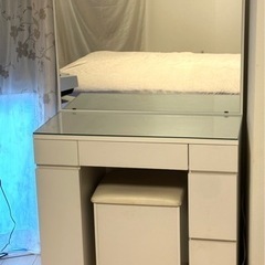 【無料で差し上げます】幅80cmドレッサー