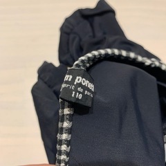 110㎝　セパレート水着　黒　女児　pom ponetteの画像