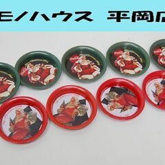 CocaCola 金属製コースター 円形 2種類 9枚セット サ...