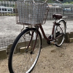 26インチ自転車　数回のみ走行の画像