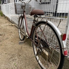 26インチ自転車　数回のみ走行の画像