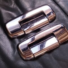 エビリィメッキ　ドアノブカバー　スズキ　パネル　シルバー