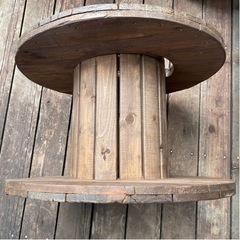 ⑧★ガーデニングテーブル・コーヒーテーブル等★電線ドラム・ケーブルドラム・木製ドラムの画像