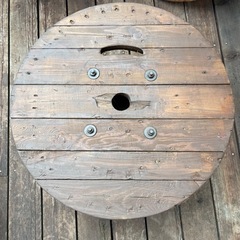 ⑧★ガーデニングテーブル・コーヒーテーブル等★電線ドラム・ケーブルドラム・木製ドラムの画像