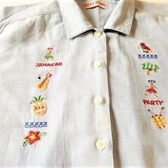 半袖シャツ　１４０　　LUCKY　BEANSの画像