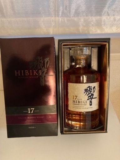 サントリーウイスキー 響17年 冊、箱付き 未開封 SUNTORY WHISKY HIBIKI 古酒