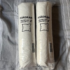 【値下げしました】【新品】IKEA クッション 2個セット