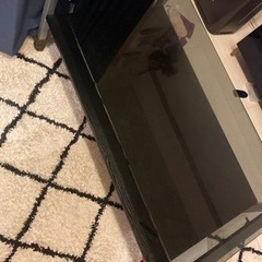 強化ガラステーブル　ローテーブルの画像