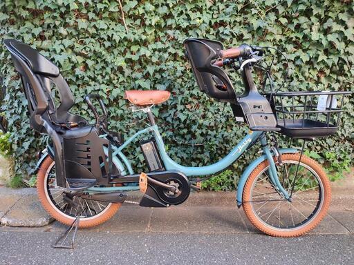 カラーコーデ Pas Babby マットグリーンアシュ 20インチ 3人乗り