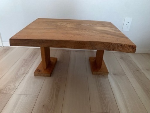 一枚木のローテーブル