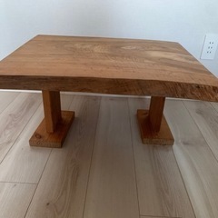 一枚木のローテーブル