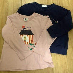 完売★132.セラフ・プチジャム　トレーナー・ロンT 100