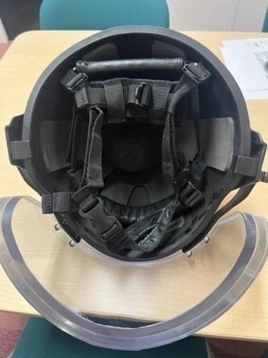 防弾ヘルメット、防弾バイザーセット