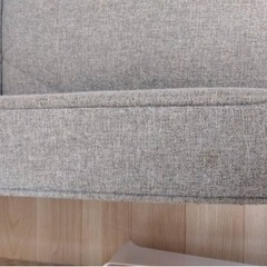 ソファ　2人掛け　グレーの画像