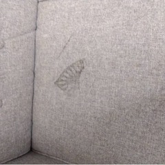ソファ　2人掛け　グレーの画像