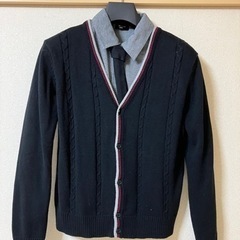 ※値下げしました‼︎⭐️150cm コムサイズム  長袖ポロシャツ＋カーディガン⭐️の画像