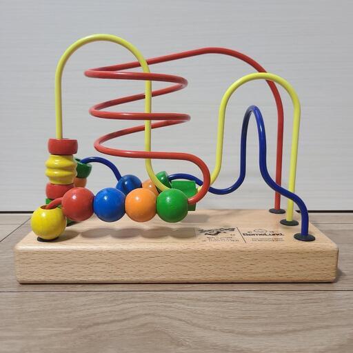 美品　木のおもちゃ 木製玩具 知育玩具 JoyToy 赤ちゃん　おもちゃボーネルンド ルーピング トーイ