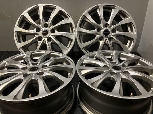 BS BRIDGESTONE BALMINUM T10/TR10 バルミナ 16インチ 4本 6.5J5HPCD114.3+54 オデッセイ ヴォクシー等　(VHB395)