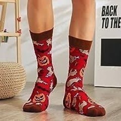 フリーサイズ‼️メンズ 靴下 ハロウィン 暖かグッズ 秋冬 ソックスの画像