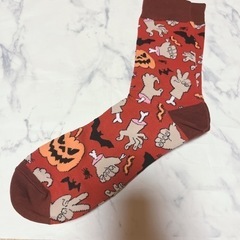 フリーサイズ‼️メンズ 靴下 ハロウィン 暖かグッズ 秋冬 ソックスの画像