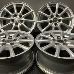 BS BRIDGESTONE ECO FORME SE-15 エコフォルム 15インチ 4本 6.5J5HPCD100+40 トヨタ純正ナット必須 50プリウス等　(VHH378) 