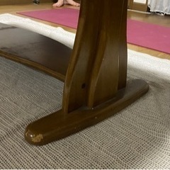 ダイニングテーブル／ローテーブル【110cm × 60cm × 42cm】の画像