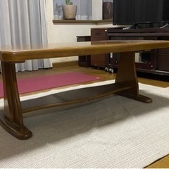 ダイニングテーブル／ローテーブル【110cm × 60cm × 42cm】の画像