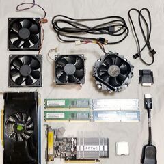 PCパーツまとめ  CPU メモリ CPUクーラー  NVIDIA GeForce GT545 Core2 Quad Q9550 2.83GHz の画像