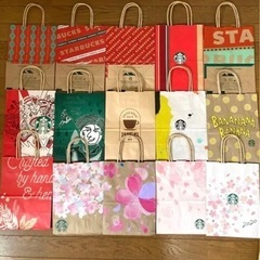 スタバ　紙袋　ショッパー