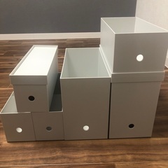 受け渡し決定済‼︎無印良品ファイルボックス中古品まとめ売り