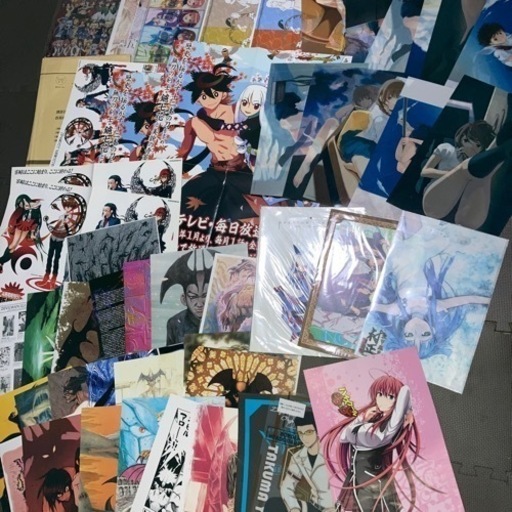 アニメグッズ　大量　まとめ売り　約24.2kg　ペーパー類　ファイル　ポスター等