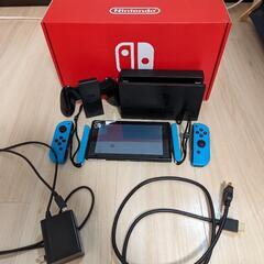 NINTENDO Switch 中古フルセット　L,R:ネオンブルー