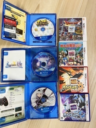 PS4(箱と全付属揃い)3DS&カセット色々