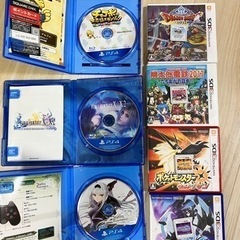 PS4(箱と全付属揃い)3DS&カセット色々