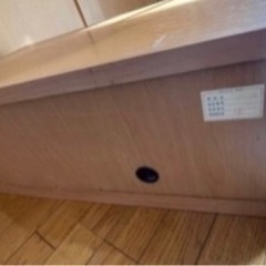 木製　テレビ台　ローボード　 ナチュラルの画像