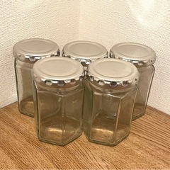 保存瓶(シルバー) 5個セット