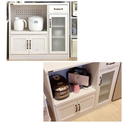 お値下げ＆アパート１階に変更【美品】食器棚　キッチン収納