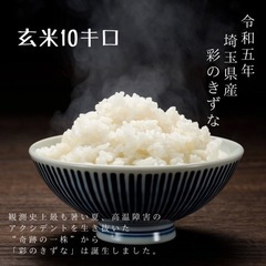 令和5年　埼玉県産　彩のきずな　玄米10キロ