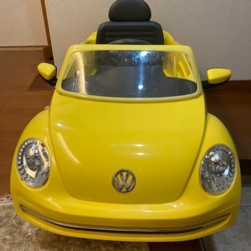 子供用電動自動車　ビートル　黄色　動作問題無し