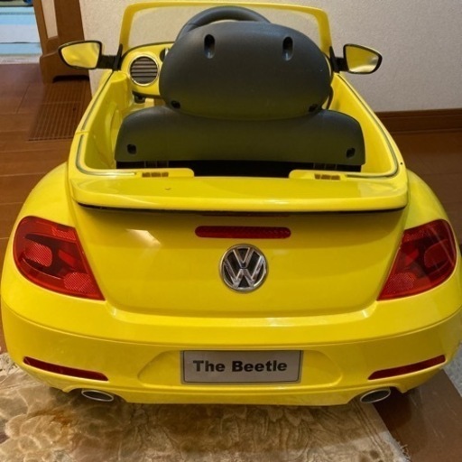 子供用電動自動車 ビートル 黄色 動作問題無し