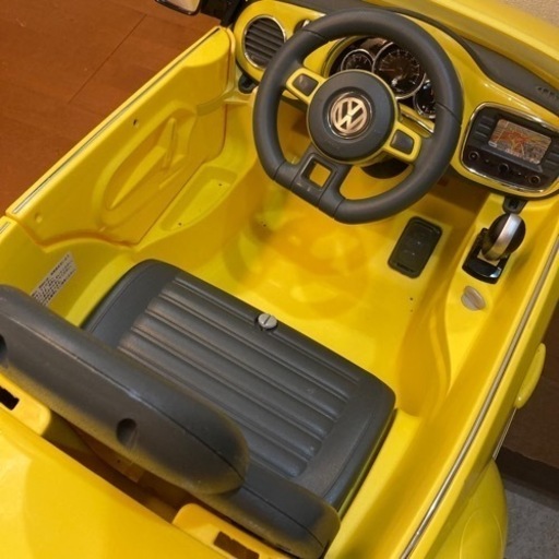 子供用電動自動車 ビートル 黄色 動作問題無し