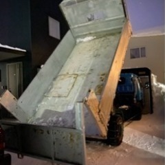 ダンプ荷台　ショベルバケット塗装