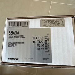 SHURE BETA58A ダイナミック マイク　シュアーの画像