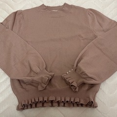 axes femme ピンクセーター