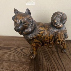 犬の置物　純銅製品