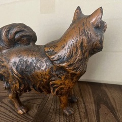 犬の置物　純銅製品の画像