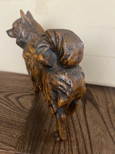 犬の置物　純銅製品