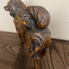 犬の置物　純銅製品の画像