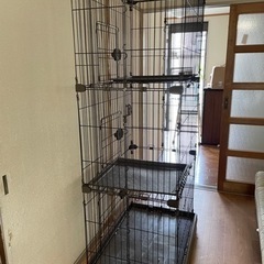 猫ゲージ3段