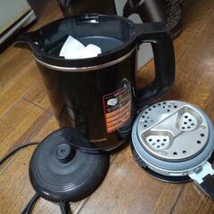 引渡予定者決定。象印電気ケトル0.8L黒プラチナフッ素加工の画像